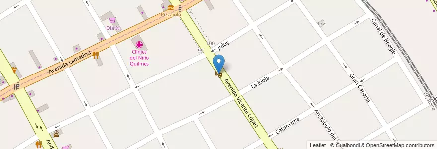 Mapa de ubicacion de Artenpie en Arjantin, Buenos Aires, Partido De Quilmes, Quilmes.