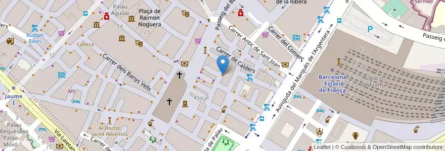 Mapa de ubicacion de Artesans en Испания, Каталония, Барселона, Барселонес, Барселона.