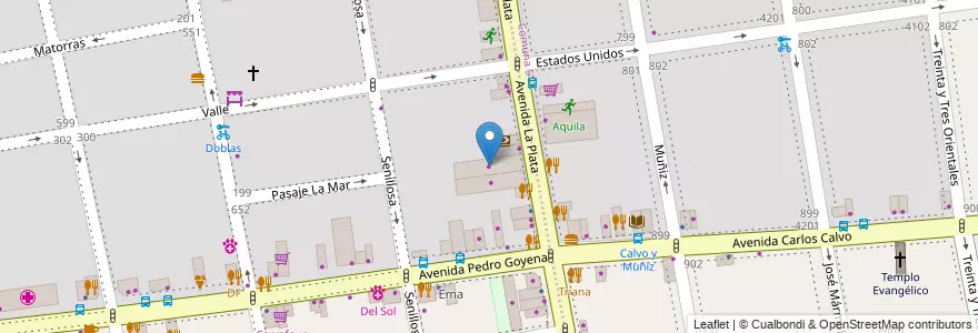Mapa de ubicacion de Articen, Caballito en アルゼンチン, Ciudad Autónoma De Buenos Aires, ブエノスアイレス, Comuna 6.