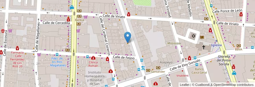 Mapa de ubicacion de Artium en Испания, Мадрид, Мадрид, Área Metropolitana De Madrid Y Corredor Del Henares, Мадрид.