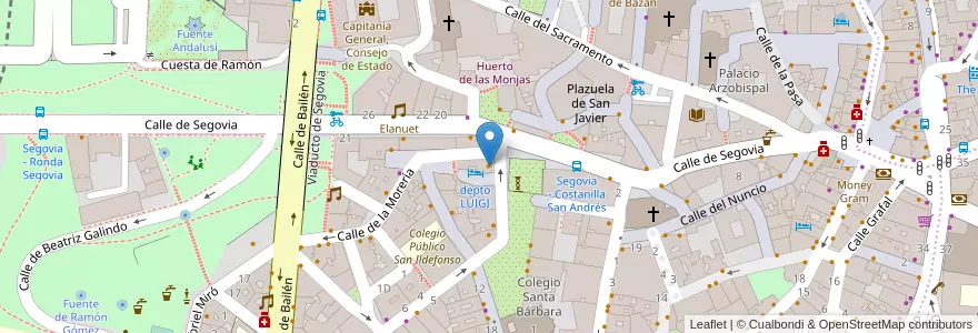 Mapa de ubicacion de ArtQuitectura Studio-Bar en Испания, Мадрид, Мадрид, Área Metropolitana De Madrid Y Corredor Del Henares, Мадрид.