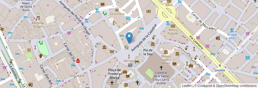 Mapa de ubicacion de Arturo Lasmarías Palos en Spanje, Catalonië, Barcelona, Barcelonès, Barcelona.