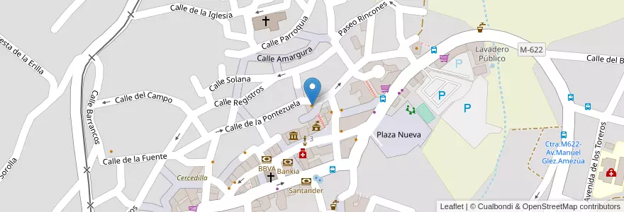 Mapa de ubicacion de Asador de Ángel en إسبانيا, منطقة مدريد, منطقة مدريد, Cuenca Del Guadarrama, Cercedilla.