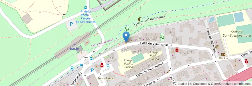 Mapa de ubicacion de Asador de Pollos en 스페인, Comunidad De Madrid, Comunidad De Madrid, Área Metropolitana De Madrid Y Corredor Del Henares, 마드리드.