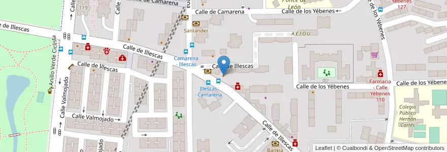 Mapa de ubicacion de Asador de pollos en 西班牙, Comunidad De Madrid, Comunidad De Madrid, Área Metropolitana De Madrid Y Corredor Del Henares, Madrid.