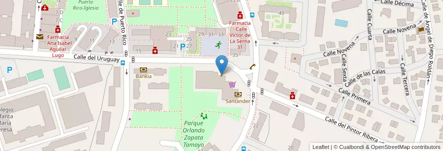 Mapa de ubicacion de Asador Lekeitio en Испания, Мадрид, Мадрид, Área Metropolitana De Madrid Y Corredor Del Henares, Мадрид.