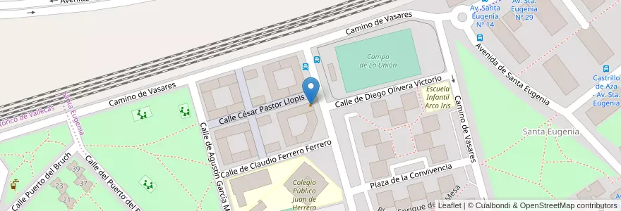 Mapa de ubicacion de Asador Llopis en إسبانيا, منطقة مدريد, منطقة مدريد, Área Metropolitana De Madrid Y Corredor Del Henares, مدريد.