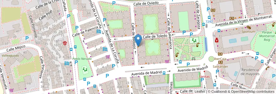 Mapa de ubicacion de Asador panadería en إسبانيا, منطقة مدريد, منطقة مدريد, Área Metropolitana De Madrid Y Corredor Del Henares, San Fernando De Henares, Coslada.
