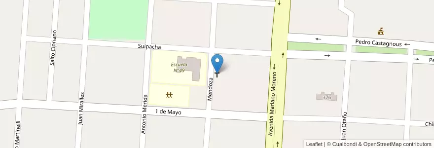 Mapa de ubicacion de Asamblea Cristiana en アルゼンチン, チリ, ネウケン州, Departamento Confluencia, Municipio De Plaza Huincul, Plaza Huincul.