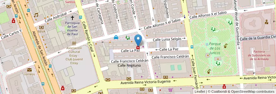 Mapa de ubicacion de Ascensión Barceló en スペイン, ムルシア州, ムルシア州, Campo De Cartagena Y Mar Menor, Cartagena.