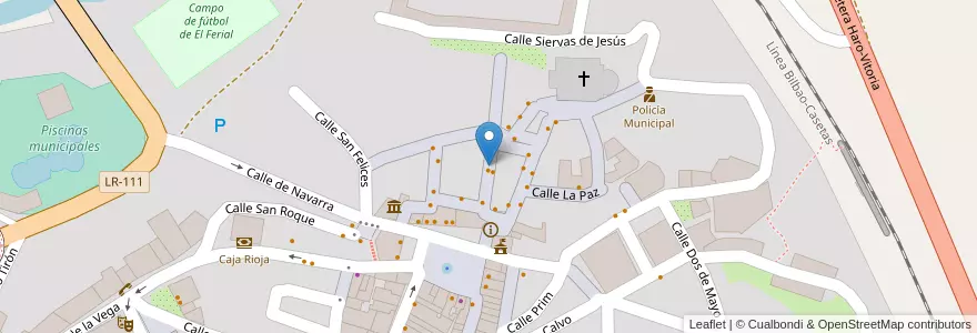 Mapa de ubicacion de Asenjo en Испания, Риоха, Риоха, Haro.