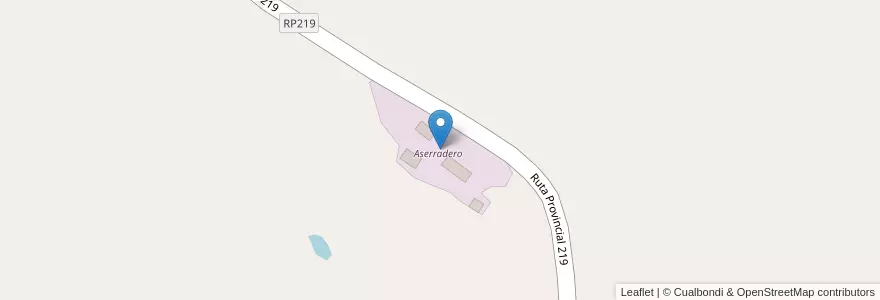 Mapa de ubicacion de Aserradero en Arjantin, Misiones, Departamento Veinticinco De Mayo, Municipio De Veinticinco De Mayo.