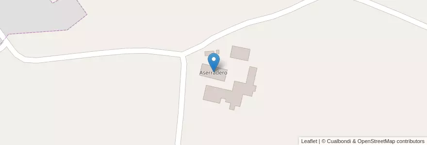 Mapa de ubicacion de Aserradero en Arjantin, Misiones, Departamento Veinticinco De Mayo, Municipio De Veinticinco De Mayo.