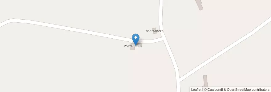 Mapa de ubicacion de Aserradero en Argentinien, Misiones, Departamento Oberá, Municipio De Campo Viera.