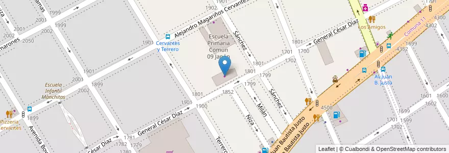 Mapa de ubicacion de Aserradero Comar S.C.A., Villa General Mitre en Argentina, Autonomous City Of Buenos Aires, Autonomous City Of Buenos Aires.