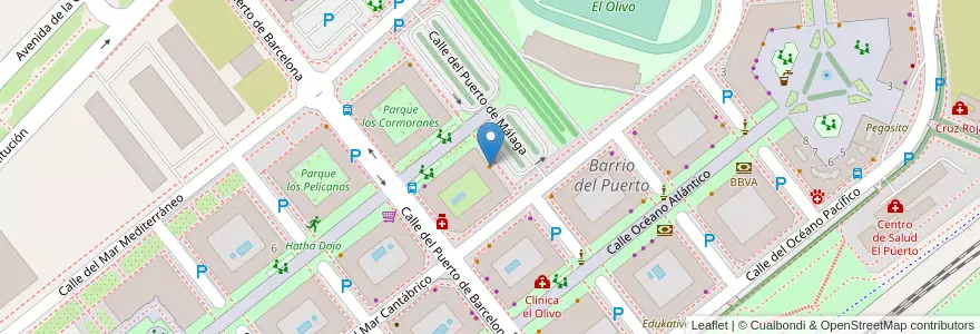 Mapa de ubicacion de Asiático. Al Traste en Испания, Мадрид, Мадрид, Área Metropolitana De Madrid Y Corredor Del Henares, Coslada.