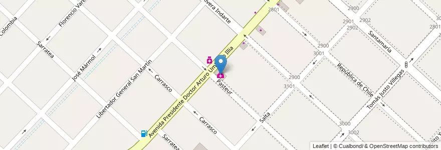 Mapa de ubicacion de Asistencia Pediatrica San Justo S.A. en Argentinië, Buenos Aires, Partido De La Matanza, San Justo.
