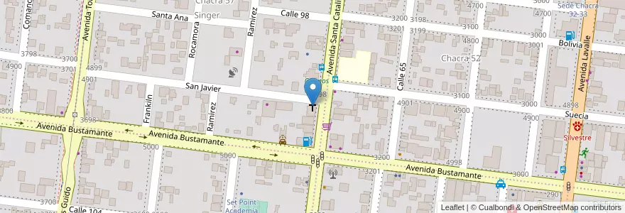 Mapa de ubicacion de Asociacion Argentina De Los Adventistas Del Septimo Dia en アルゼンチン, ミシオネス州, Departamento Capital, Municipio De Posadas, Posadas.