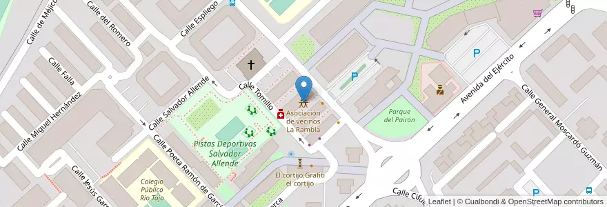 Mapa de ubicacion de Asociación de vecinos La Rambla en Испания, Кастилия-Ла-Манча, Guadalajara, Guadalajara.