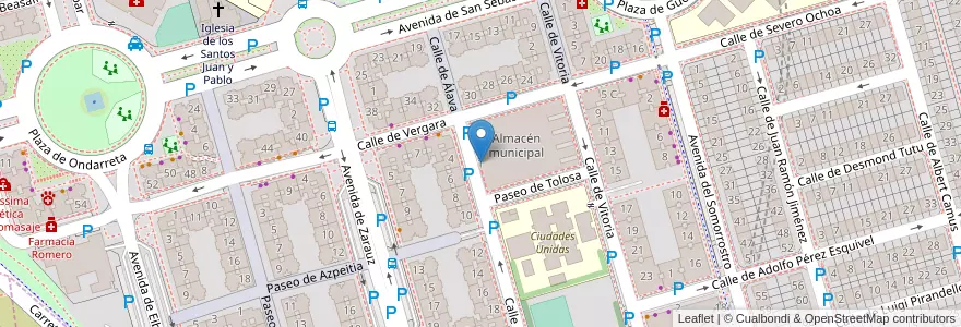 Mapa de ubicacion de Asociación de vecinos Parque Henares en Spanje, Comunidad De Madrid, Comunidad De Madrid, Área Metropolitana De Madrid Y Corredor Del Henares, San Fernando De Henares.