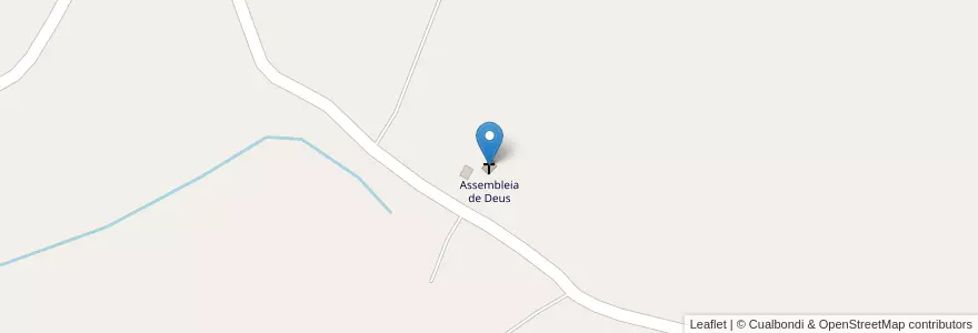 Mapa de ubicacion de Assembleia de Deus en البَرَازِيل, المنطقة الجنوبية, سانتا كاتارينا, Região Geográfica Intermediária De Chapecó, Microrregião De São Miguel D'Oeste, Belmonte.