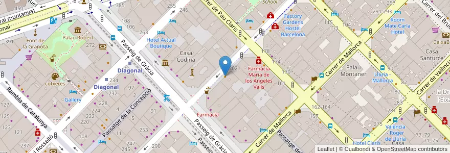 Mapa de ubicacion de Assunta Madre en Espanha, Catalunha, Barcelona, Barcelonès, Barcelona.