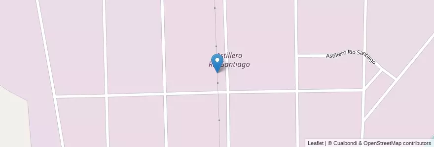 Mapa de ubicacion de Astillero Río Santiago en Argentine, Province De Buenos Aires, Partido De Ensenada.