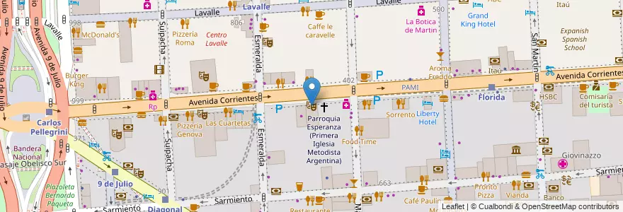 Mapa de ubicacion de Astros, San Nicolas en Аргентина, Буэнос-Айрес, Comuna 1, Буэнос-Айрес.