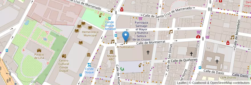 Mapa de ubicacion de At Substation en Spagna, Comunidad De Madrid, Comunidad De Madrid, Área Metropolitana De Madrid Y Corredor Del Henares, Madrid.
