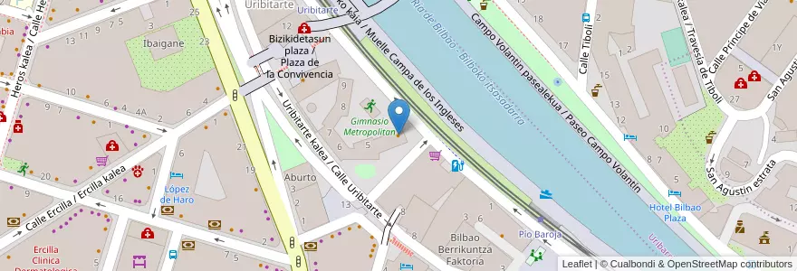 Mapa de ubicacion de Atea en Sepanyol, Negara Basque, Bizkaia, Bilboaldea, Bilbao.
