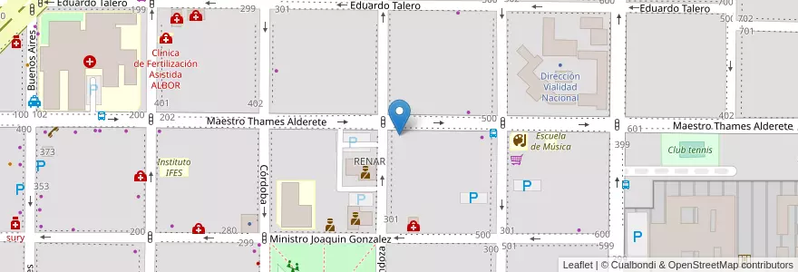 Mapa de ubicacion de Atencion a la victima de delito en Argentinië, Chili, Neuquén, Departamento Confluencia, Municipio De Neuquén, Neuquén.