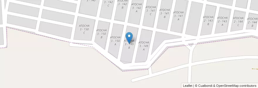 Mapa de ubicacion de ATOCHA 3 - 149 B en アルゼンチン, サルタ州, Capital, Municipio De San Lorenzo, Salta.