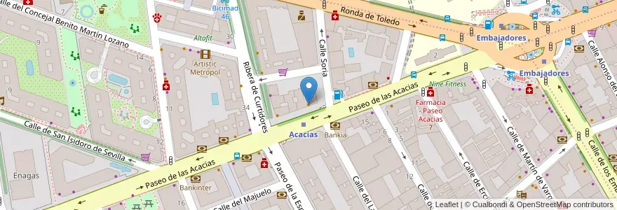 Mapa de ubicacion de Atrapallada en Spagna, Comunidad De Madrid, Comunidad De Madrid, Área Metropolitana De Madrid Y Corredor Del Henares, Madrid.