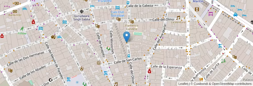 Mapa de ubicacion de Attack Bar en Spain, Community Of Madrid, Community Of Madrid, Área Metropolitana De Madrid Y Corredor Del Henares, Madrid.
