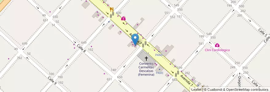 Mapa de ubicacion de Audiovision, Casco Urbano en Аргентина, Буэнос-Айрес, Partido De La Plata.