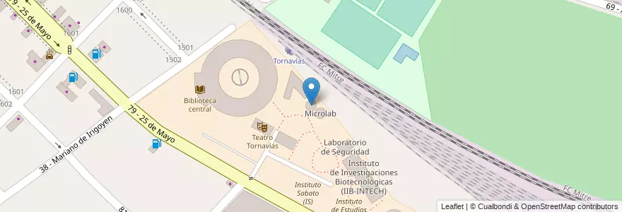 Mapa de ubicacion de Auditorio Tanque en Argentine, Province De Buenos Aires, Partido De General San Martín.