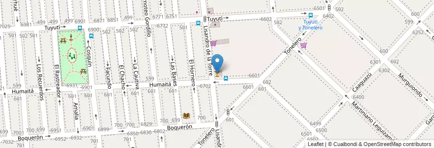 Mapa de ubicacion de Aura, Liniers en 阿根廷, Ciudad Autónoma De Buenos Aires, Comuna 9, 布宜诺斯艾利斯.