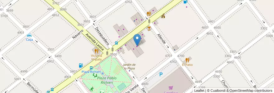 Mapa de ubicacion de Auto Baires, Villa Devoto en آرژانتین, Ciudad Autónoma De Buenos Aires, Buenos Aires, Comuna 11.