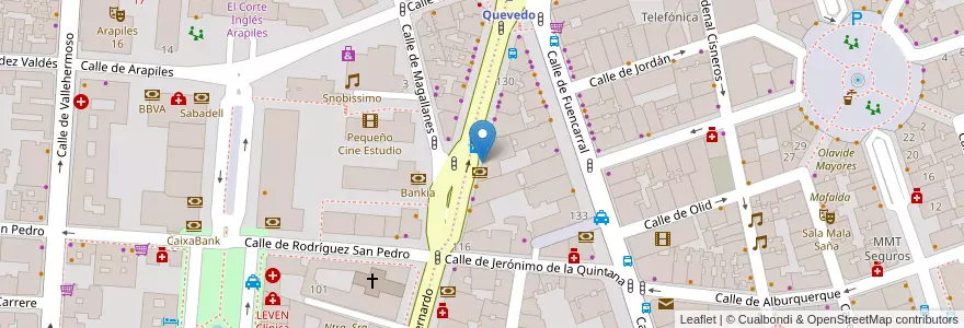 Mapa de ubicacion de Auto Escuela Lara en Испания, Мадрид, Мадрид, Área Metropolitana De Madrid Y Corredor Del Henares, Мадрид.