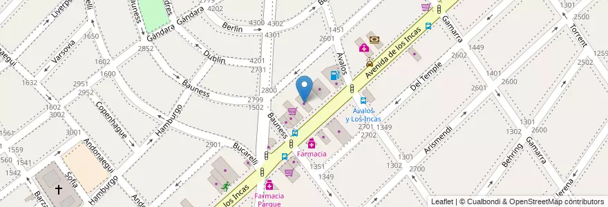 Mapa de ubicacion de Auto Shift, Parque Chas en Argentine, Ciudad Autónoma De Buenos Aires, Buenos Aires, Comuna 15.