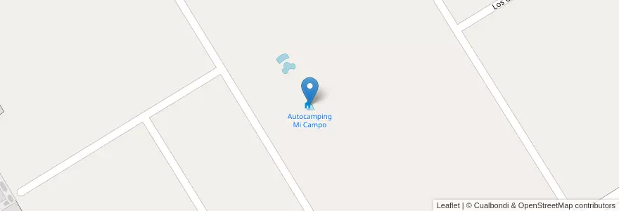 Mapa de ubicacion de Autocamping Mi Campo en الأرجنتين, بوينس آيرس, Partido De Escobar, Loma Verde.