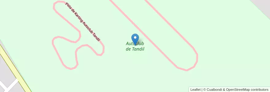 Mapa de ubicacion de Autoclub de Tandil en Аргентина, Буэнос-Айрес, Partido De Tandil, Tandil.