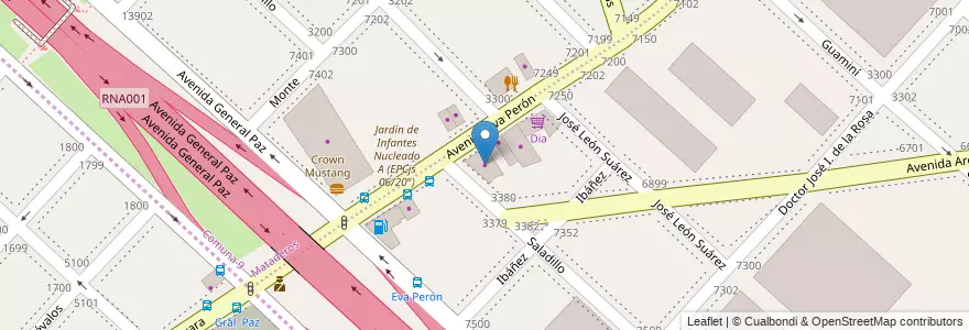 Mapa de ubicacion de Autodas, Villa Lugano en Argentine, Ciudad Autónoma De Buenos Aires, Buenos Aires, Comuna 8.