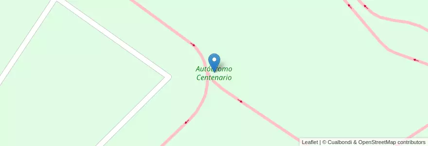Mapa de ubicacion de Autódromo Centenario en Argentina, Chile, Neuquén Province, Departamento Confluencia, Centenario.