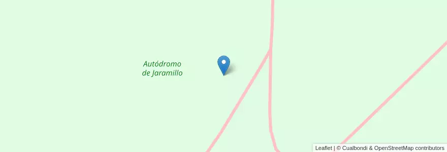 Mapa de ubicacion de Autódromo de Jaramillo en Argentinien, Provinz Santa Cruz, Deseado, El Paso.