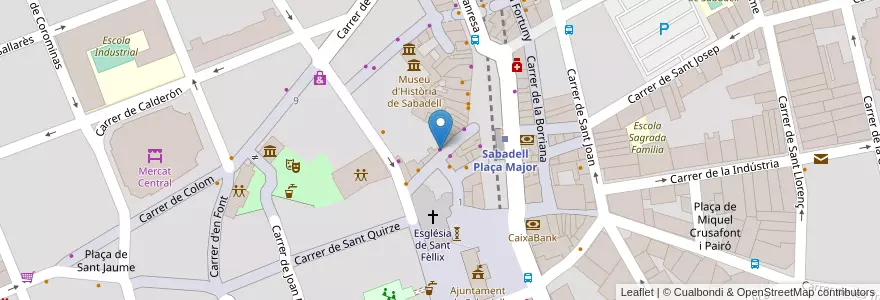 Mapa de ubicacion de Autoescola l'Asfalt en España, Catalunya, Barcelona, Vallès Occidental, Sabadell.
