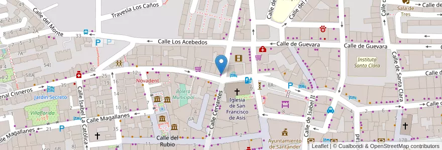Mapa de ubicacion de Autoescuela Bahía en Испания, Кантабрия, Кантабрия, Santander, Santander.