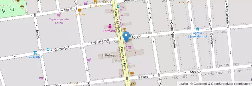 Mapa de ubicacion de Autoescuela Buenos Aires, Almagro en Argentinië, Ciudad Autónoma De Buenos Aires, Comuna 5, Buenos Aires.