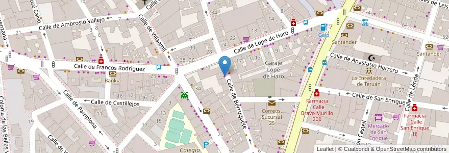 Mapa de ubicacion de Autoescuela Cebra en Испания, Мадрид, Мадрид, Área Metropolitana De Madrid Y Corredor Del Henares, Мадрид.