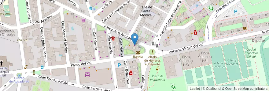 Mapa de ubicacion de Autoescuela Cima en Spanien, Autonome Gemeinschaft Madrid, Autonome Gemeinschaft Madrid, Área Metropolitana De Madrid Y Corredor Del Henares, Alcalá De Henares.
